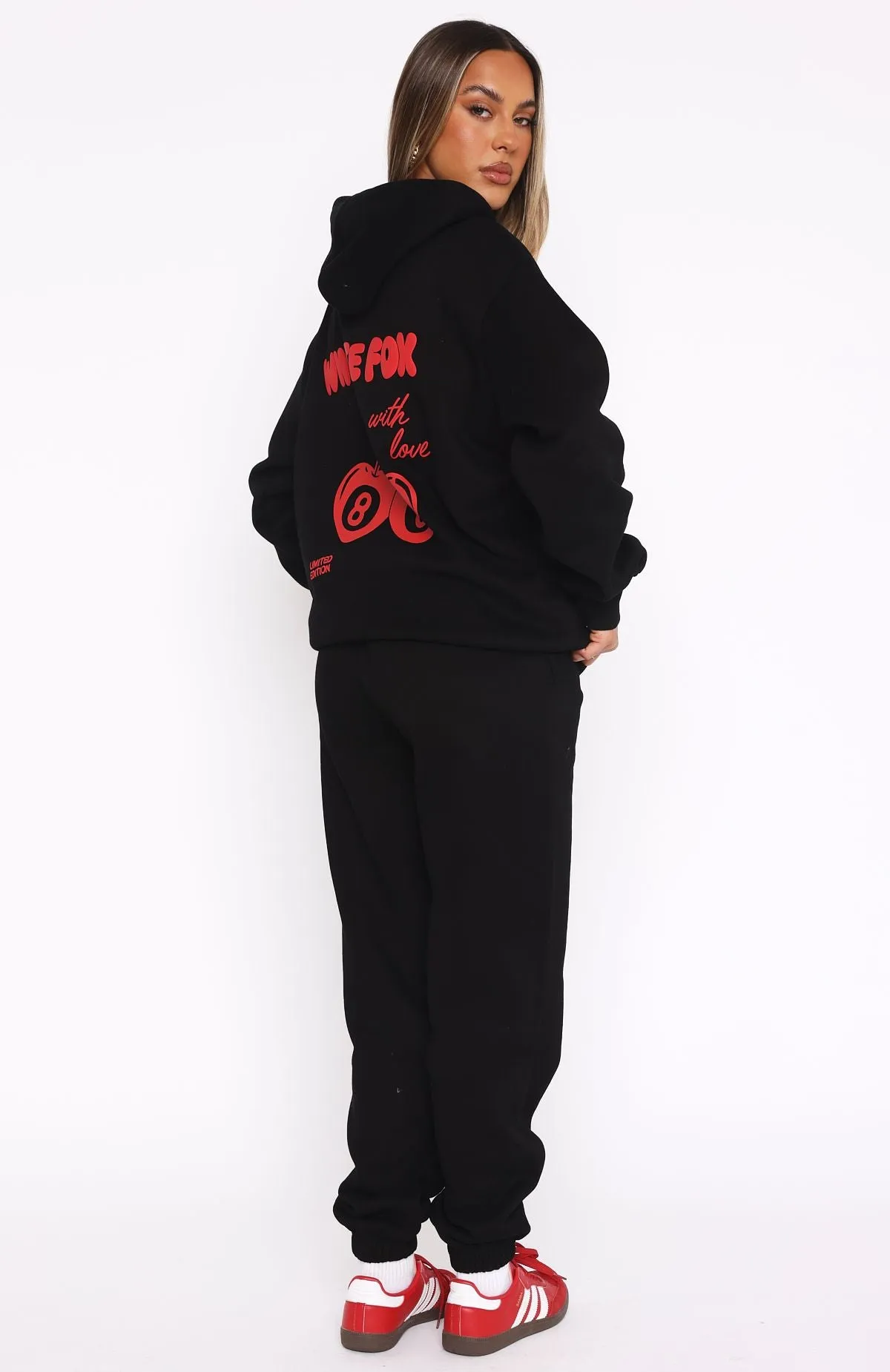 With Love In The Moment Sweatpants Black Fashionable Cut