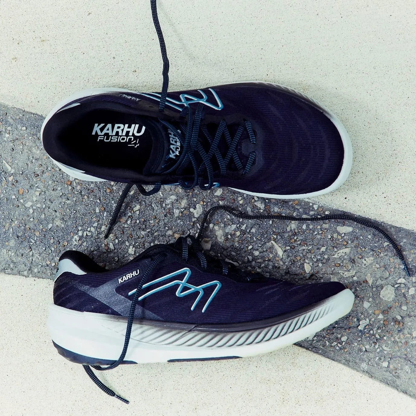 WOMEN'S FUSION 4.0 - BLACK / STORMY WEATHER Mesh Lining