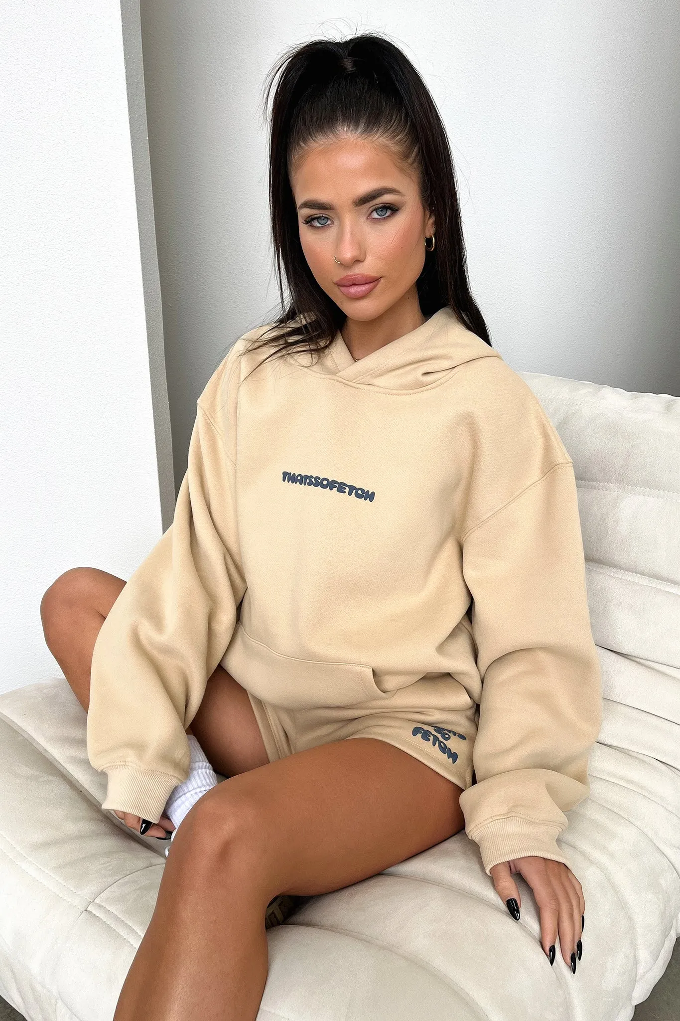 Series 3 Hoodie - Beige Fresh Bold Gym ready