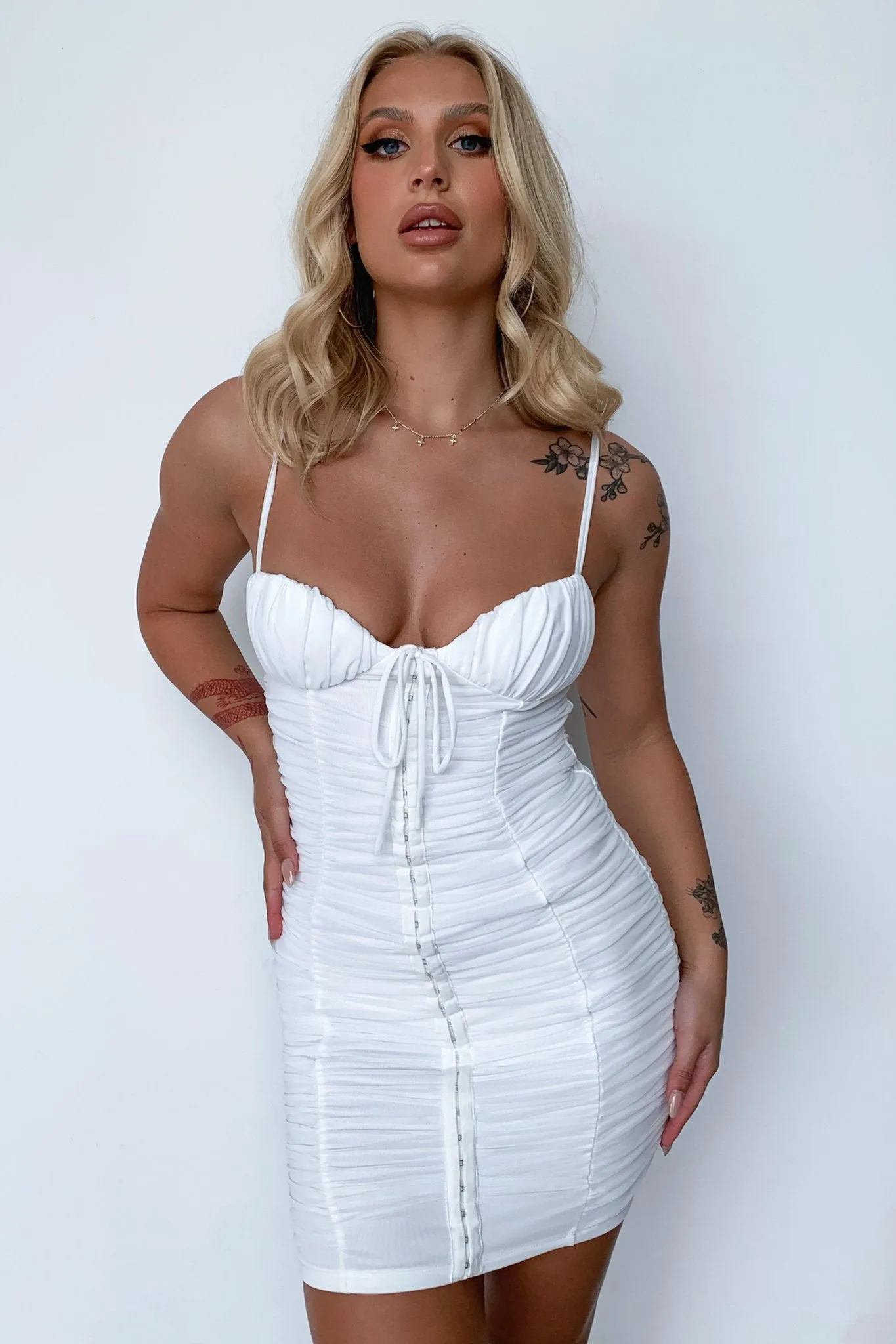 Trend Edge Party Star Ezra Dress - White