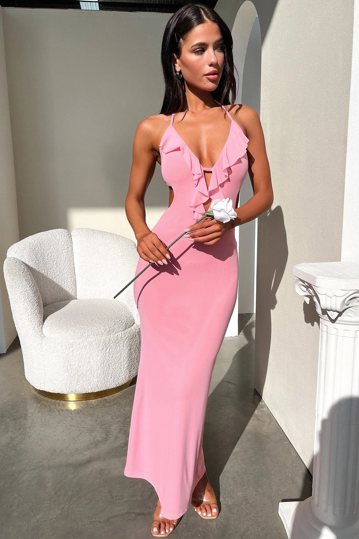 old town Zaric Maxi Dress - Pink