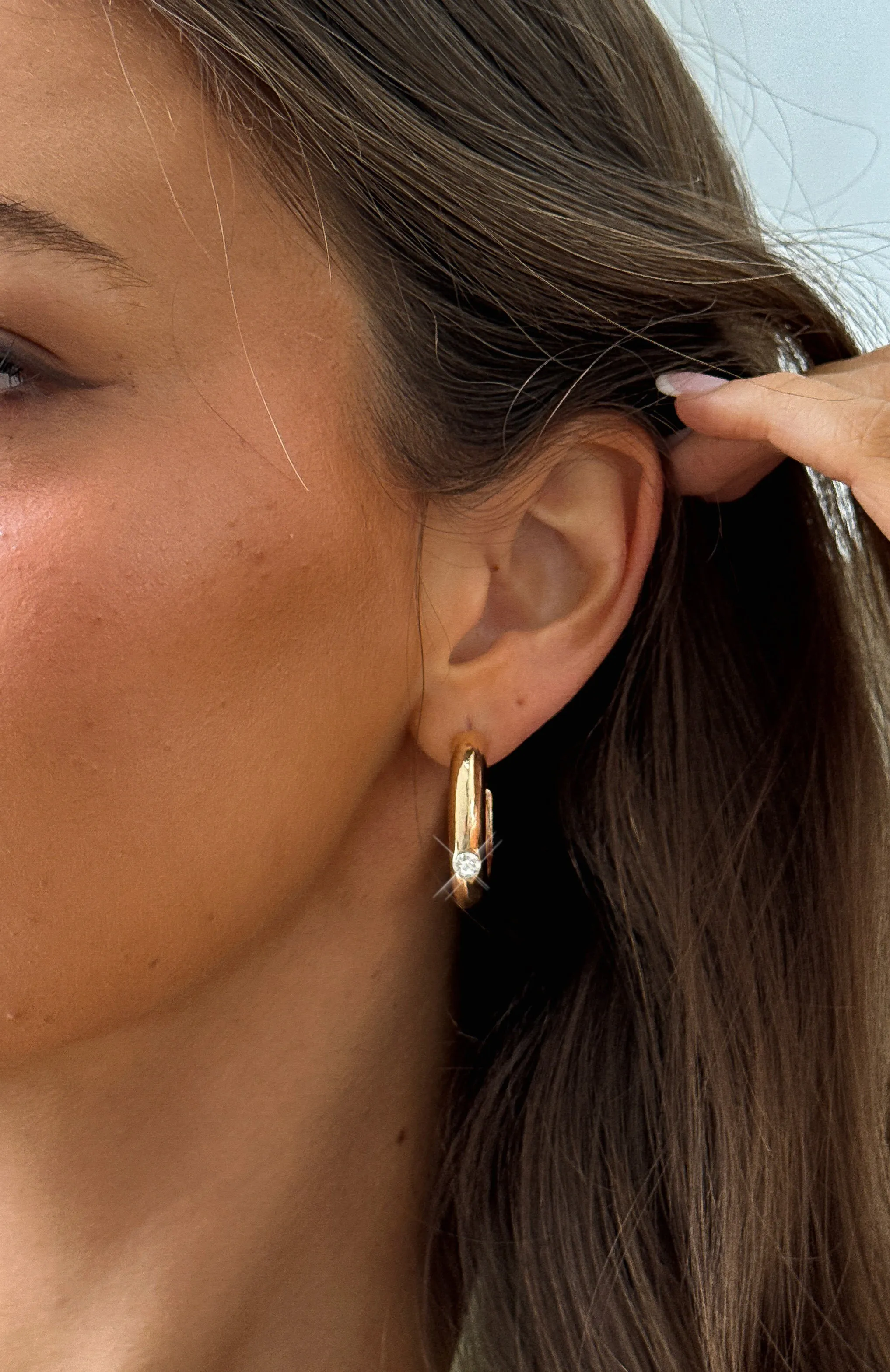 Zyla Earrings Gold Handcrafted earrings Trendy pearl accessories
